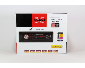 Автомагнитола MP3 GT 6306 с пультом mp3 sd usb, магнитола