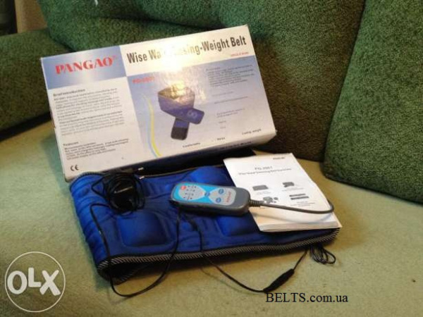 Pangao PG-2001 вибрационный пояс  широкий, автоматический пояс для похудения Вейст Белт Пангао 2001
