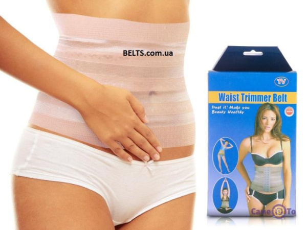 Пояс Waist Trimmer Belt для талии (поясничный корсет пояс Вейст Триммер Белт)