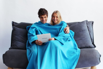 Мягкий плед с рукавами (одеяло Snuggie Blanket)