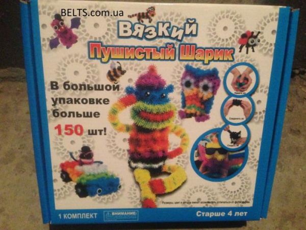 Аналог конструктора Bunchems - Пушистый шарик Банчемс (400 предметов)