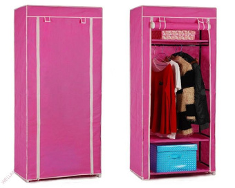 Складной портативный шкаф для одежды (шкаф-органайзер) (1 секция)