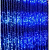 Голубая гирлянда Водопад 480 LED размер 3*2 (waterfall light)