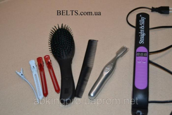 Утюжек для волос - домашний набор для укладки волос Straight&Silky