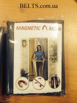 Дверная антимоскитная сетка на магнитах Magnetic Mesh, большая (210*100см.)