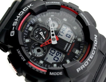 Мужские наручные часы Casio G-Shock – черно-красные