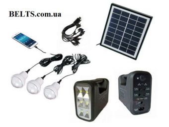 Солнечная система GD Lite GD-8017, набор с лампами и аккумулятором