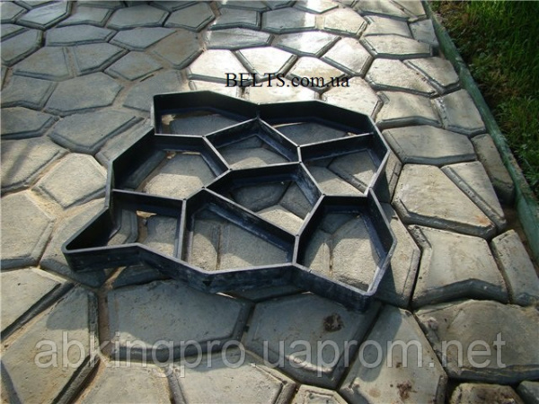 Форма для изготовления дорожки «Садовая дорожка», 60*60 см.