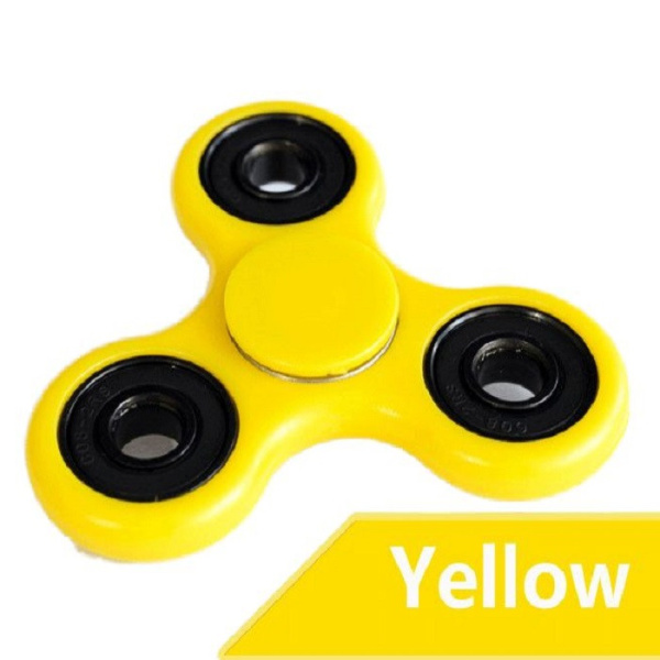 Игрушка Антисресс Fidget Spinner (Спиннер), желтый