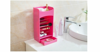 Женский органайзер для косметики Cosmake Lipstick & Nail Polish Organizer