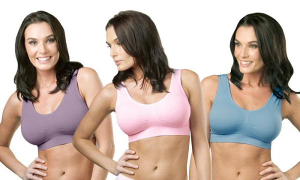 Цветные бюстгальтеры Джини Бра Genie Bra color (3 шт) + вкладки