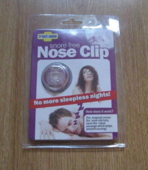 Магнитная клипса против храпа Snore Free Nose Clip
