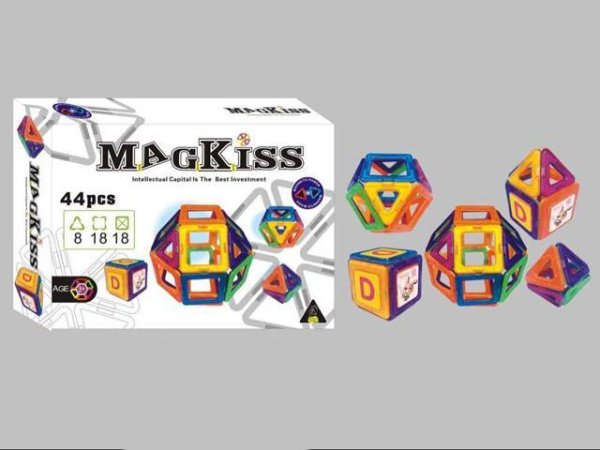 Развивающий магнитный конструктор 44 предмета Magkiss