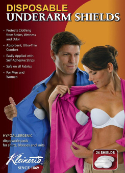 Вкладыши от пота и следов на одежде Underarm shields (подкладки для подмышек Андерам Шилдс)