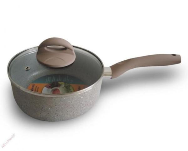 Сотейник с мраморным покрытием Marble saucepan