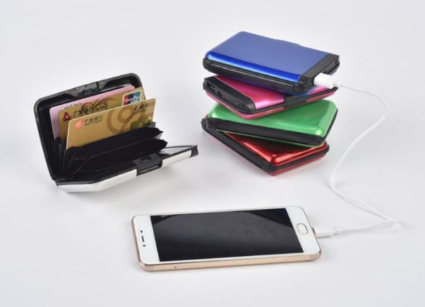 Power Bank-Визитница 1800 мАч (зарядка визитница Павер Банка)
