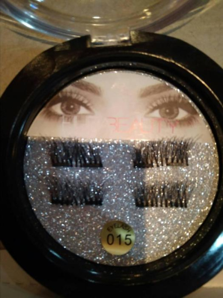 Накладные ресницы на двух магнитах Magic Eyelashes 015