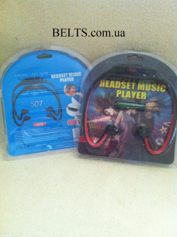 Наушники для спорта с MP3 плеером F-43, плеер для спорта (слот TF Card) MP3 Sport,