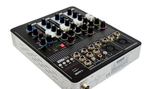 Аудио микшер Mixer BT-4000 4ch.+BT (микшерный пульт)