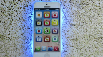 Игрушечный сенсорный телефон iPhone 4s, смартфон для детей айфон 4 музыкальный (Y-Phone)