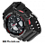 Спортивные мужские наручные часы Casio G-Shock (Касио Джи Шок) – черно-красные
