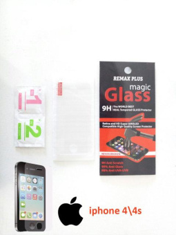 Защитное стекло для Iphone 44s (на айфон)