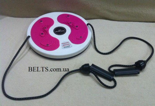 Диск Грация с эспандерами, диск здоровья Грация, waist twisting disc