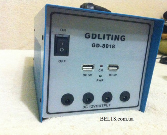 Solar Home System GDLite GD-8018 Система домашняя на солнечной батарей, домашняя солнечная система