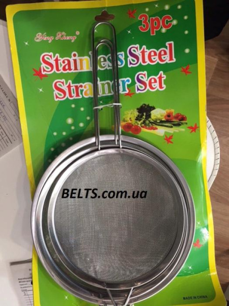 Набор сито 3 шт. Strainer Set (Дуршлаг Стрейнер Сет)