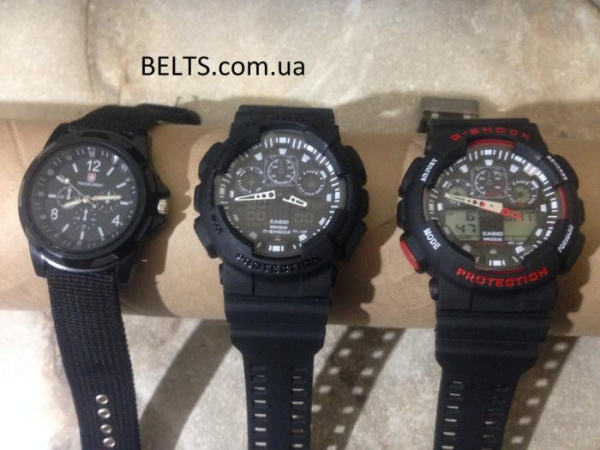 Спортивные мужские часы Casio G-Shock – черно-красные