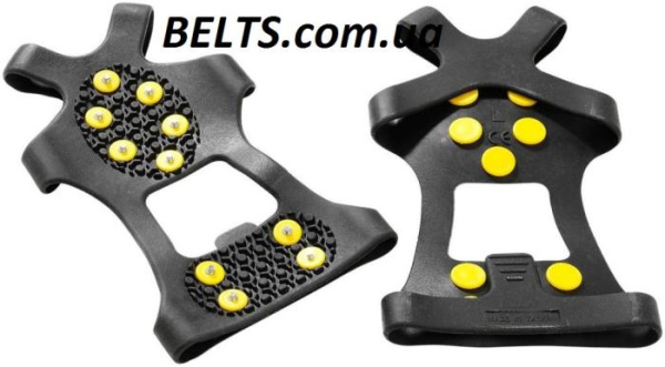 Ледоступы на 10 шипов для женщин и подростков (размер М 35-38)