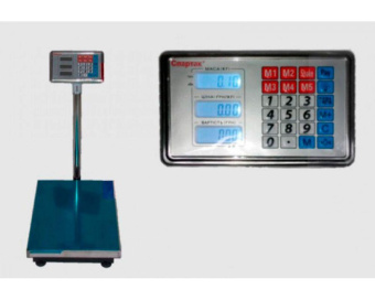 Электронные весы торговые Acs 150 kg 40*50 Fold