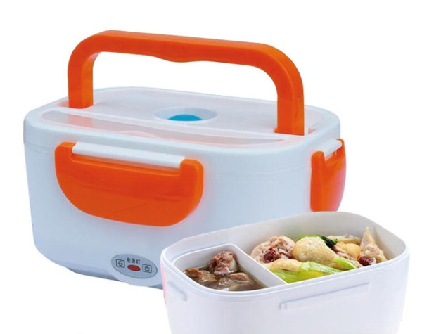 Электрический ланч-бокс с подогревом (термос-контейнер) The electric lunch box