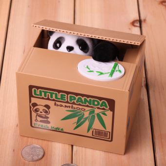 Копилка Панда – воришка (копилка-воришка), money box