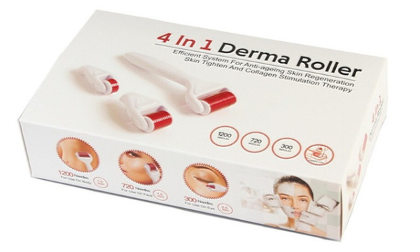 Набор мезороллеров 4 в 1 Derma Roller (дермороллер)