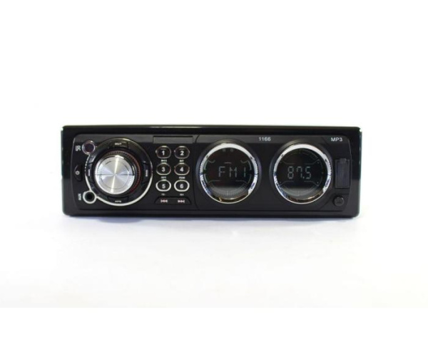 Автомагнитола MP3 1166 съемная панель USB+SD+AUX+FM