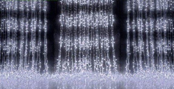 Уличная гирлянда водопад 560 светодиодов, 3 м*2 м, белая