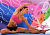 Спортивный коврик для йоги и гимнастики Shock athletic mat (Шок Атлетик мат для фитнеса)