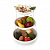 Миска трехуровневая для вечеринок Twist Fold 3 Tiered Bowl