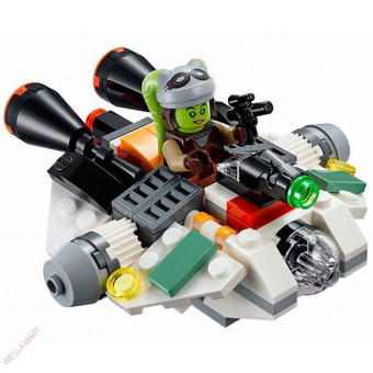 Конструктор Lepin Star Wars, аналог Lego 113 предметов Корабль Призрак