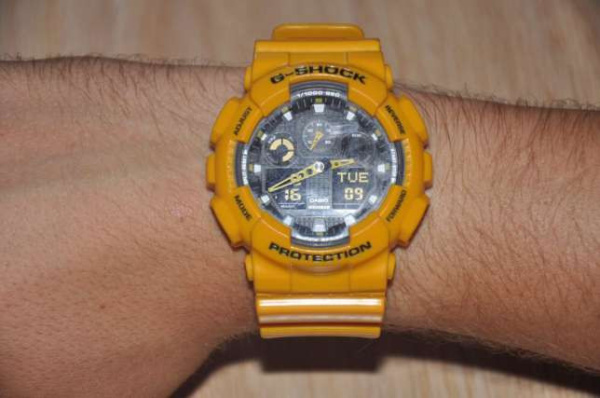 Спортивные мужские часы Casio G-Shock (Касио Джи Шок) – черно-красные