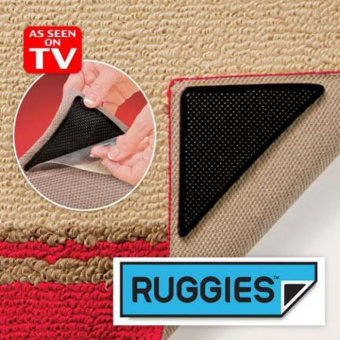 Держатель для ковров Ruggies Anti-Slip Rug Grippers (уголки липучки)