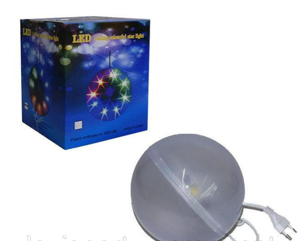 Светящийся шар D 20 см  LED ceiling colourful star light