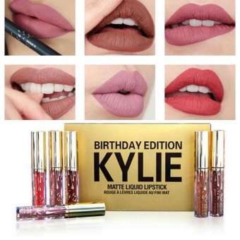 Матовые жидкие помады Kylie Birthday Edition (блеск для губ от Кайли)