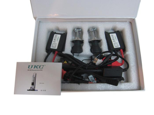 Ксенон HID H7 6000К UKC (ксеноновая лампа)