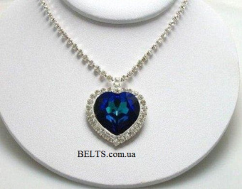 Ожерелье «Сердце океана», кулон в виде сердца  (копия ожерелья Розы Дьюитт Бьюкейтер)
