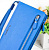Синий женский кошелек Baellerry Classic (портмоне, клатч) + сережки