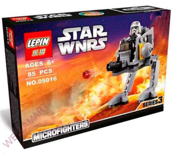 Конструктор Lepin Star Wars, аналог Lego Шагоход Империи 85 предметов