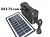 Домашняя солнечная система GD-8012 (станция с лампами, солнечной панелью и переходниками)