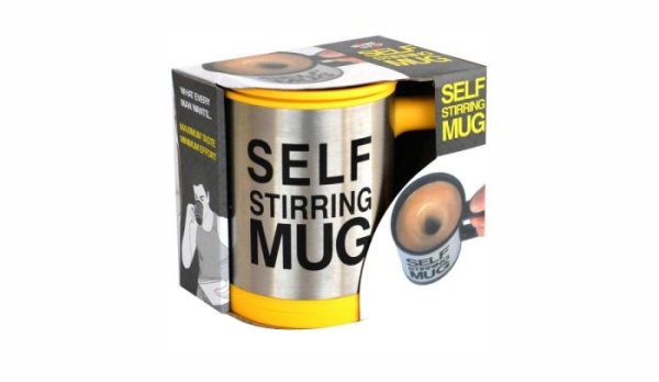 Кружка мешалка Self Stirring Mug (саморазмешивающая чашка)